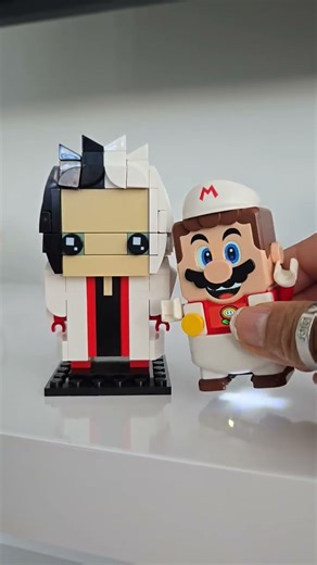 inuyasha meets mario #shorts #lego #anime #inuyasha #brickheadz #supermario