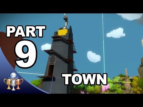 The Witness Walkthrough #9 - The Town / Village Puzzle Solutions (Activating Town Laser)