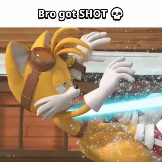Tails gets SHOT 💀 #sonic #memes