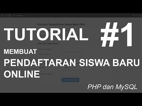 Tutorial on Creating New Student Registration Using PHP and MySQL (1)