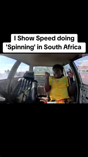 IShowSpeed's Hilarious Reaction to South African Spinning