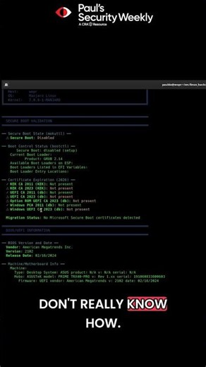 The Firmware Your PC Trusts
