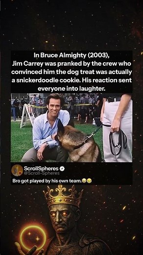 Jim Carrey gets played in Bruce Almighty (2003) - Blooper