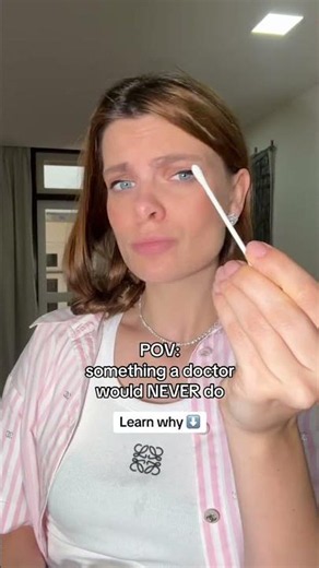 A doctor would NEVER clean their ears with a Q-tip