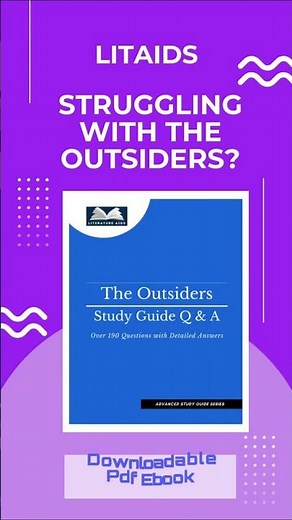 The Outsiders Study Guide Q&A #proficientedge #theoutsidersstudyguide