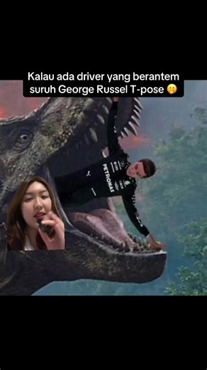 Gak Pernah Se-Ngakak Ini: Meme T-Pose George Russell