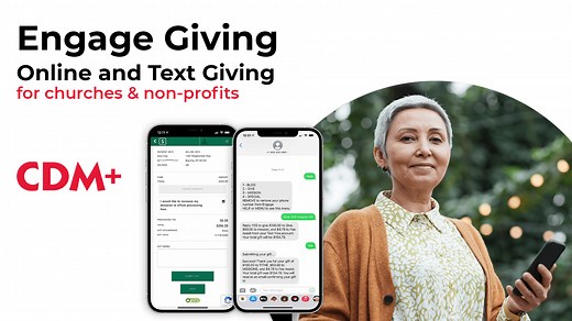 CDM  Engage Giving - Online Giving, Text Giving, and More