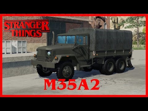#STRANGER_THINGS cars - Military truck M35A2 #FS19 #Download