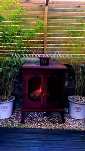 We haven’t had our outdoor wood burner very long, it’s a very welcome addition to our garden and is well used. We bought it from @gardenesque_uk , it was relatively easy to put together, there is a reel demonstrating me building it! It’s made from steel and has a lovely rust finish. We have it in an open area in the shelter which works well, the smoke has an area to escape so the shelter doesn’t get smoky. Most importantly for us, it helps prevent shivering sausages 🙈😂🐾🔥🔥 #garden #garten #c