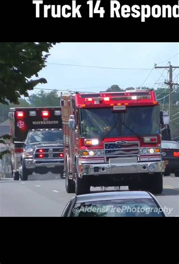 Waynesboro Fire Dept Reserve Engine 12, Ambulance 12, and Truck 14 Responding to a possible structure fire.