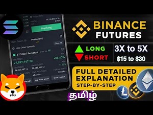 Binance Futures Trading Tutorial in Tamil 🚀How TO Trade 🎉 FUTURE Trade 🧨M A BTC TAMIL