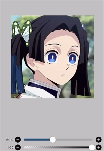 Aoi in inosukes color palette #foryou #demonslayer #animeart #cute #kny #kimetsunoyaiba