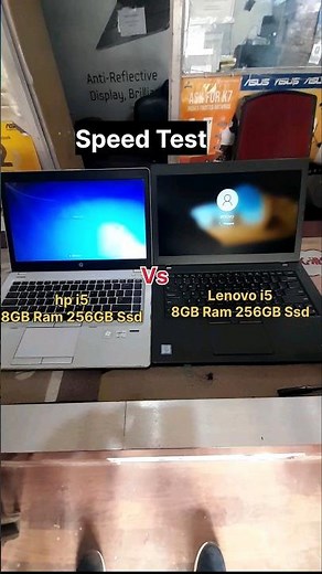 Lenovo vs hp speed test #shorts #computer #laptop