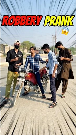 Robbery prank on my friend 😱 | gone wrong | #viralvideo #haiderjanivlogs #minivlog