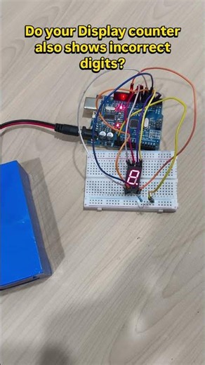 7 segment Display counter #automation #arduino #arduinoproject #scienceproject #robotics