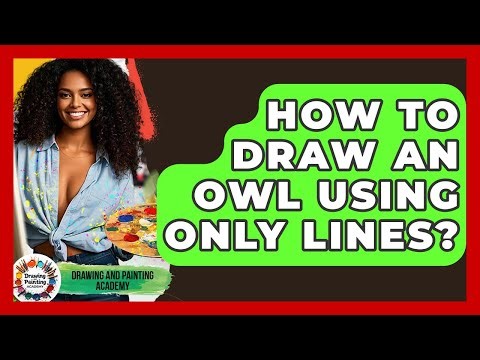How To Draw An Owl Using Only Lines? - Drawing and Painting Academy