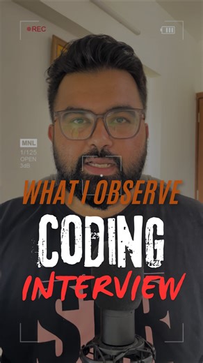 Mubeen Kazi on Instagram: "Follow & Comment “Screen” to know what mistakes to avoid before sharing Screen in Interview #technicalinterview #softwareengineerinterview #codinground #codinginterview #interviewprep"