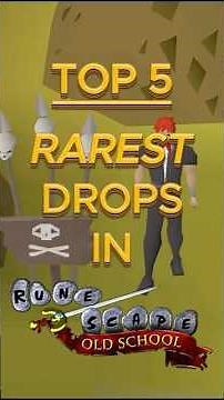 OSRS - RAREST drops in RuneScape!