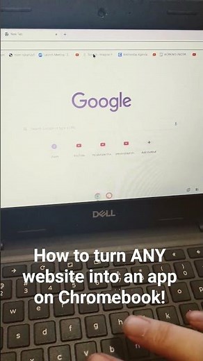 how to install ANY website as Chromebook app #chromebook #school #macos #howto#tips#apps