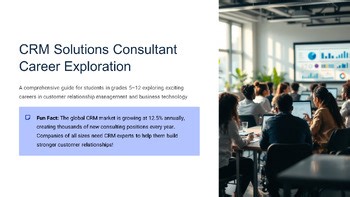 CRM Solutions Consultant Career Exploration comprehensive guide for