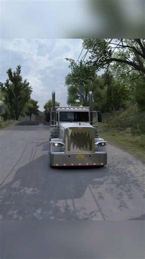 Parece que te va a comer en la carretera 😳🚛 #ats #truckingsims #camiones