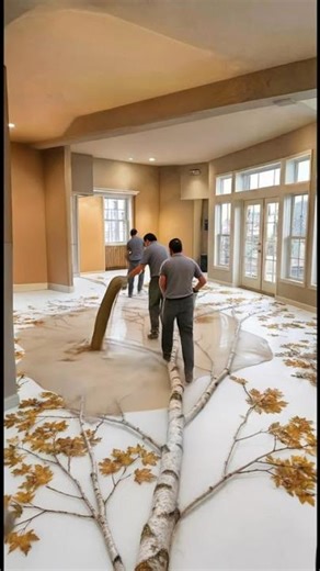 Incredible 3D Epoxy Floor Transformation 😲 From Concrete to Art