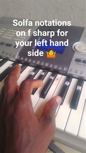 how to play Solfa notations on f sharp with your Left hand #fsfe #fcode #filemakerdevcon