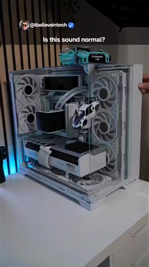 Inside this PC live two dreams: a dream man’s voice casually filling the room while his premium specs power up like it’s nothing. The screen lights up, the keyboard clicks, the speakers come alive — and suddenly this isn’t just a PC setup, it’s a cinematic experience starring great performance and an even better voice. 🧑‍💻💥🚨🔇 Credit: TikTok @itsdelvis #GamingPC #tech #pc #Funny #gadget