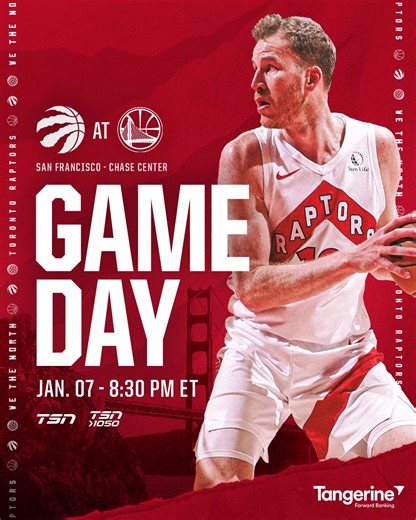 7.3K views · 401 reactions | Back to business  It’s Tangerine Raptors Game Day ⌚️: 8:30pm : TSN : TSN 1050 | Toronto Raptors | Facebook