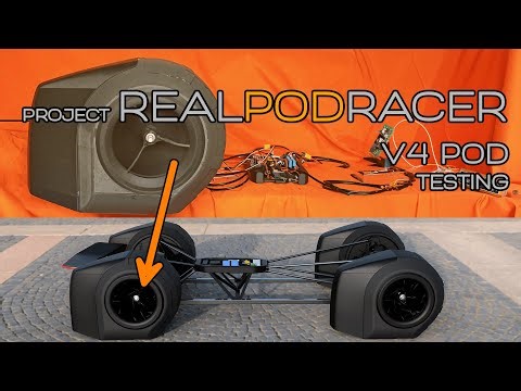 RealPodRacer V4 Pod Testing - FIRST RUN