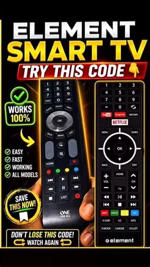 ELEMENT SMART TV REMOTE #izugodtech #smarttv #tech #shorts ##fortniteclips #ghanatech