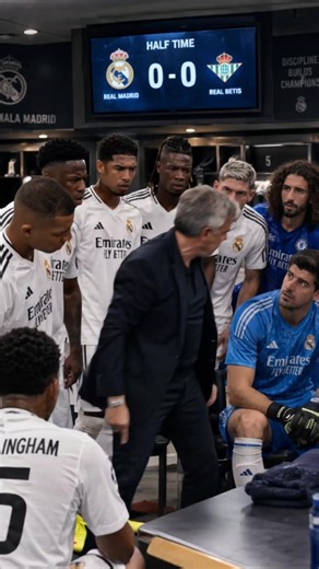 Real Madrid vs Real Betis halftime reaction — Mourinho loses it