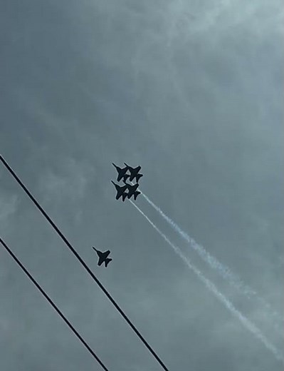 Blue Angels Diamond Loop Guest Pilot Scott Jamammy Goosens in Jet 7