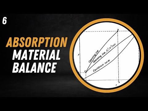 Material balance in absorption