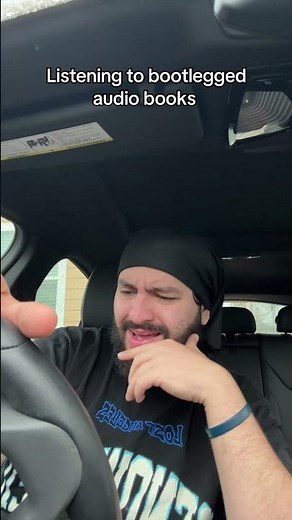 Listening to bootlegged audio books