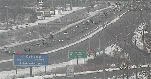 One critically hurt after three-vehicle crash on Highway 401 in Whitby