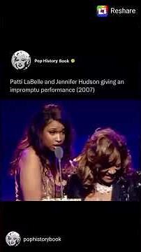 That Time Jennifer Hudson Did A Powerful Impromptu Collaboration With Patti LaBelle
