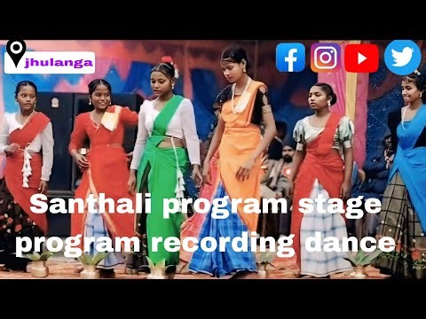 Santhali program morang surahi stage program recording dance@Santhali SK official