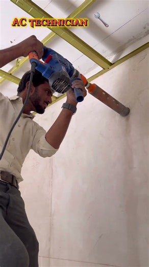 core cutting bit & heavy mashin for Ac technician #national17 #tecnician