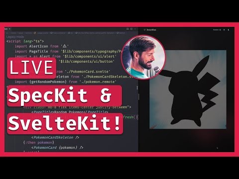 SpecKit & SvelteKit 👤❓ Who’s that Pokémon App 🔴 LIVE Coding & Chill
