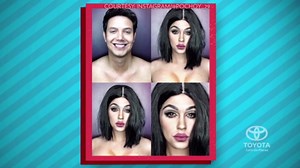 This Guy Transforms His Face to Look like Female Celebrities