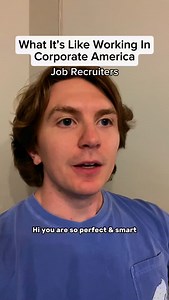 Just (barely) doing their job! • • • #corporate #working #work #comedy #humor #funny #office #job #hr #recruiter | Joe Fenti