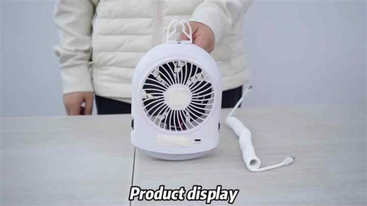 12V Three Wind Speed Settings 3000 RPM Rotational Speed RV Fan Camping Fan with Two-color Light Hanging Fan for RV