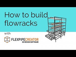 How to design a flowrack with Flexpipe Creator extension for SketchUp webinar | Flexpipe