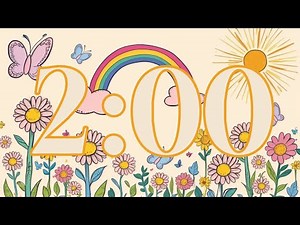 2 Minute Spring Timer with Relaxing LoFi Music