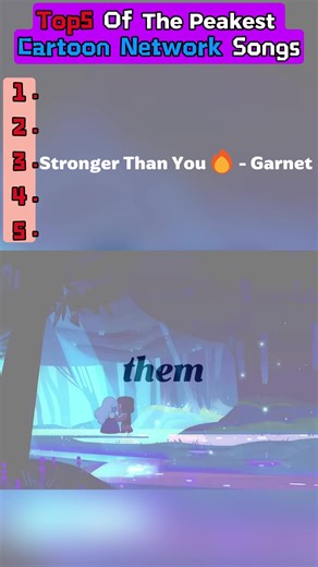 Top 5 Cartoon Network Songs (Don’t Skip the Ending) #ranking #cartoonnetwork #cartoonnetworksongs #peak #trend