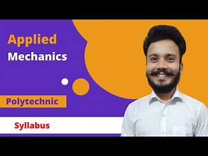 Applied Mechanics Syllabus for Polytechnic second semester ‪@gtechpoly‬