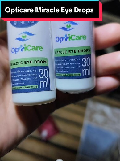 Opticare Miracle Eye Drops for Eye Strain Relief