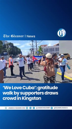 Supporters who turned out today for a “gratitude walk” in downtown Kingston to honour Cuban healthcare workers for 50 years of service say they remain hopeful that Jamaica can repair its relationship with Cuba and retain its medical support. One woman, who attended with her husband, said she believes there is still room for diplomatic efforts to restore the partnership. “I am still hopeful. There is still hope,” she told The Gleaner, adding that the authorities could “try again” to find a way to