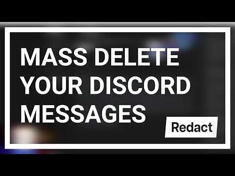 How to mass delete or clean up you discord messages easily using Redact App (Updated February 2026)